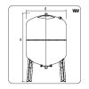 Aquasystem hidrofor tartály - álló 300 liter